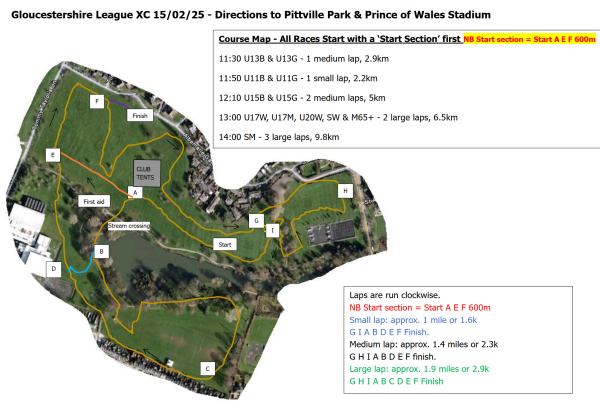 Pitville Park route map and directions